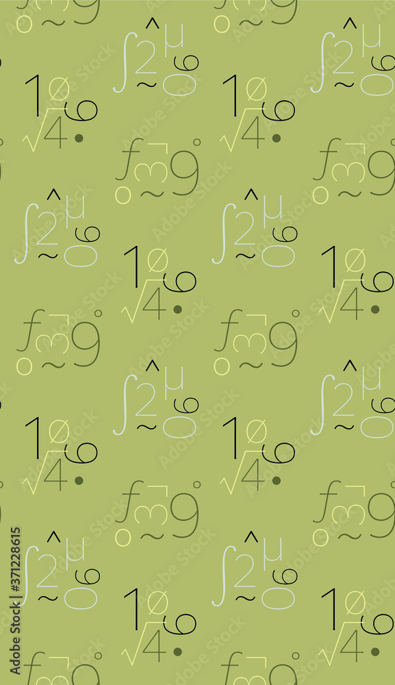 Poster bright colors of seamless pattern.