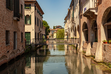 Buranelli canal view in Treviso in Italy 2