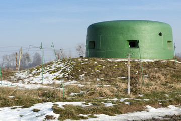 stalowa kopuła przeciwpancerna niemieckiego bunkra