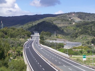 Autobahn Nizza - San Remo