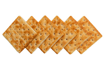 Cracker on a white background.
