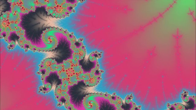 Mandelbrot fractal zoom animation