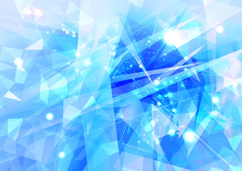 透き通ったクリスタル風抽象背景素材