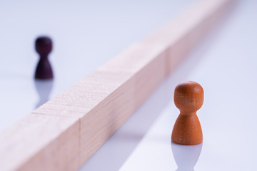 Misunderstanding, a barrier in relations.