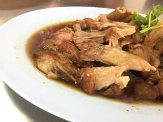 Stew pork leg with rice