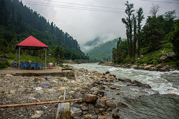 mountain village in the himalayas
