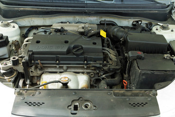 Gasoline engine and various passenger car equipment.