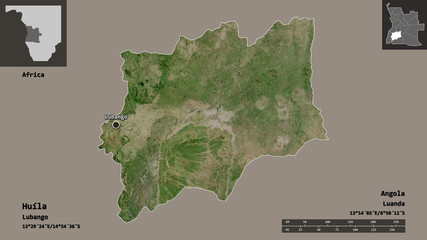 Huíla, province of Angola,. Previews. Satellite