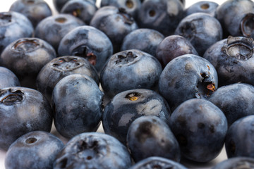 Blueberry isolated. Blueberry on white background. Bilberry. Clipping path.