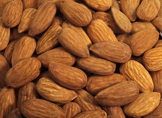 Sweet Almond, prunus dulcis, Dried Fruits