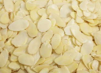 Sliced Sweet Almond, prunus dulcis