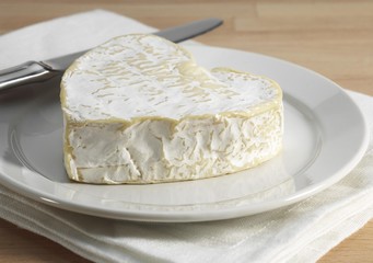 Neufchatel, French Cheese produced in Normandy from Cow's Milk