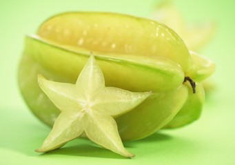 Carambola Star Fruit, averrhoa carambola, Exotic Fruit