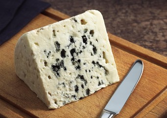 Roquefort, French Cheese produced from Ewe's Milk
