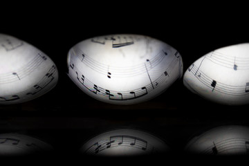 music spoon reflection