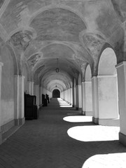 Obraz premium Saint Lipka Catholic sanctuary. Artistic look in black and white.