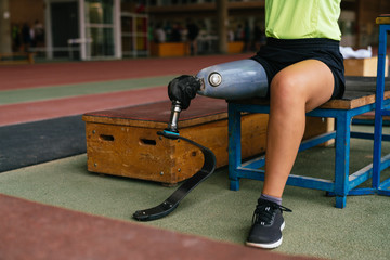 female paralympic athlete