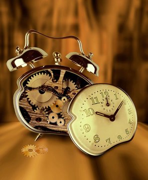 Symbolic image with Alarm Clock