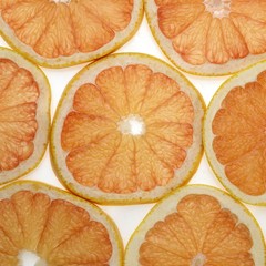 Grapefruit, citrus grandis against White Background