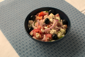 Delicious and fresh greek salad