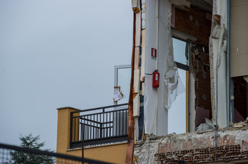 Earthquake in Amatrice in the center of Italy