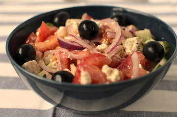 Delicious and fresh greek salad