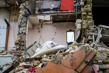 Earthquake in Amatrice in the center of Italy