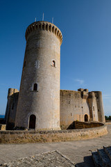 Fototapeta na wymiar castillo de Bellver, Palma, Mallorca, balearic islands, Spain