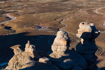 Badlands, Petrified Forest National Park, Arizona, USA, America