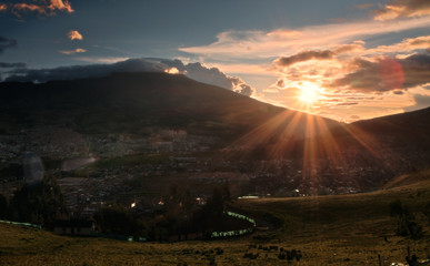 Galeras al Atardecer 