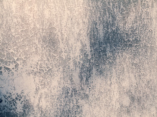 Creative bright metallic background. Flat background texture of dirty rusty metal. Bright rusty spots as the main background for a vintage scratched design