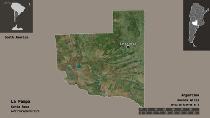 La Pampa, province of Argentina,. Previews. Satellite