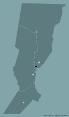 Santa Fe, province of Argentina, on solid. Administrative