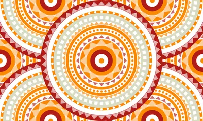  Abstract cirkelpatroon, naadloos patroon © 8H