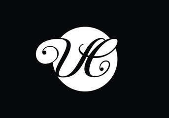 Initial Monogram Letter V C Logo Design Vector Template. Graphic Alphabet Symbol for Corporate Business Identity