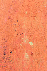 Creative bright metallic background. Flat background texture of dirty rusty metal. Bright rusty spots as the main background for a vintage scratched design