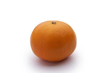 mandarin oranges on white backbground