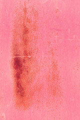 Creative bright metallic background. Flat background texture of dirty rusty metal. Bright rusty spots as the main background for a vintage scratched design