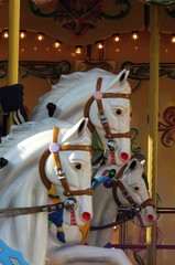 Merry-Go-Round or Carousel with Wood Horse, Paris