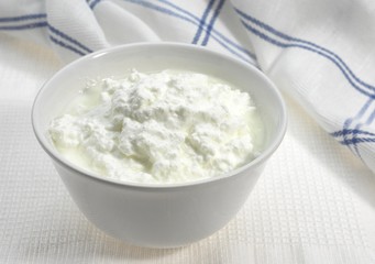Bowl with Faisselle White Soft Cheese