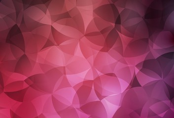 Light Pink, Red vector abstract polygonal background.