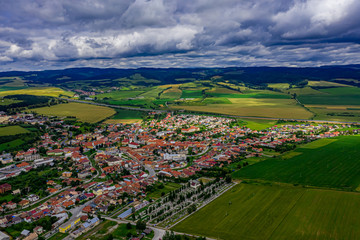 Spisske Podhradie aus der Luft