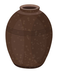 isolated jar on white background vector design