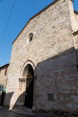 Church of Sant'Agostino in the center of Montefalco