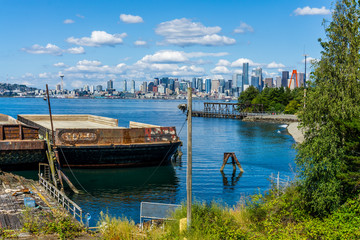 Barge And Skyline  4