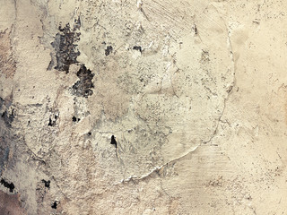 Retro background dirty plaster stone wall. Grunge textures and backgrounds - perfect background with space for text and image