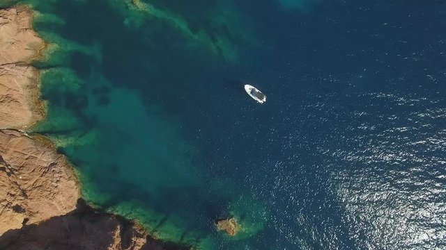 France, Cote d'azur, Var, Aerial view of cap Esterel