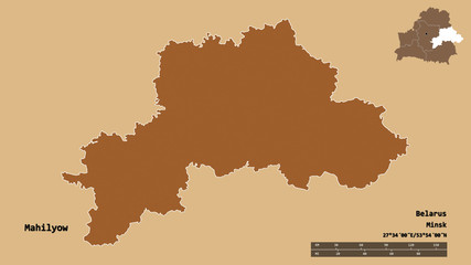 Mahilyow, region of Belarus, zoomed. Pattern