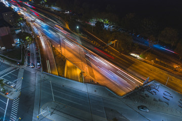 aerial traffic at night 3