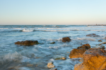 Fototapeta na wymiar Sea landscape in the morning